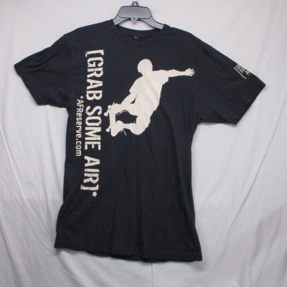 Grab Some Air Reserves Graphic Print T-Shirt Black Men Size‎ | M